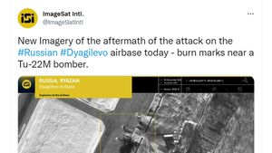 Imagini din satelit cu baza aeriană rusă din Diaghilevo lovită luni de dronele ucrainene