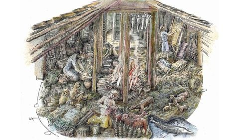 Sat vechi de aproape 3.000 de ani, descoperit aproape perfect conservat în Marea Britanie / Colibele aveau aproximativ 50 de metri pătrați fiecare și erau împărțite în diferite zone, pentru gătit, dormit și pentru depozitare