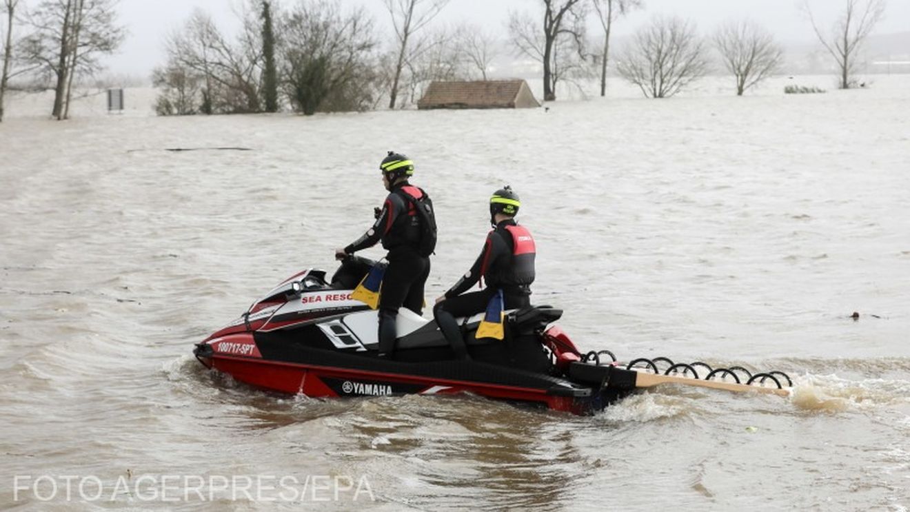Furtuni puternice în Spania, Portugalia și Franța. Bilanţul a crescut la 9 morţi