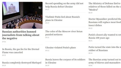 „Dictator paranoic”: Doi jurnaliști ruși au umplut un site pro-Kremlin cu articole anti-război