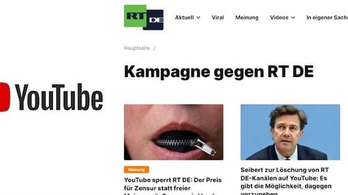YouTube elimină contul RT în germană pentru dezinformare Covid. Kremlinul acuză cenzură și cere blocarea canalului în Rusia