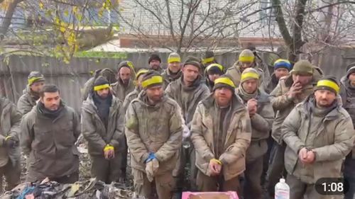 VIDEO Zeci de recruți ruși recent mobilizați s-au predat în Lugansk