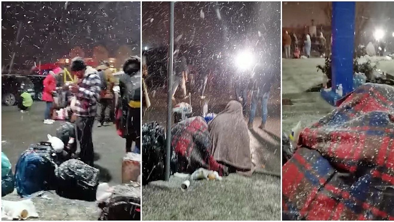 VIDEO Mii de refugiați ucraineni așteaptă sub zăpadă la Vama Siret - Porubne
