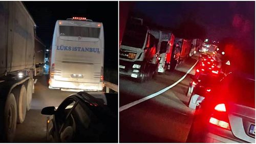 Peste 150 de camioane au ieşit, miercuri, din România prin PTF Siret / Au intrat 519 mijloace de transport