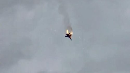 Un pilot rus și-a făcut un selfie la câteva secunde după ce avionul său a fost doborât. "Am fost atacați și nu am avut timp să reacționăm"