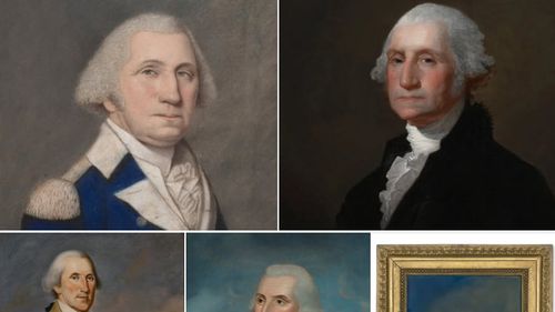 Un portret al fostului preşedinte american George Washington, ce a inspirat bancnota de un dolar, vândut cu 2,8 milioane de dolari