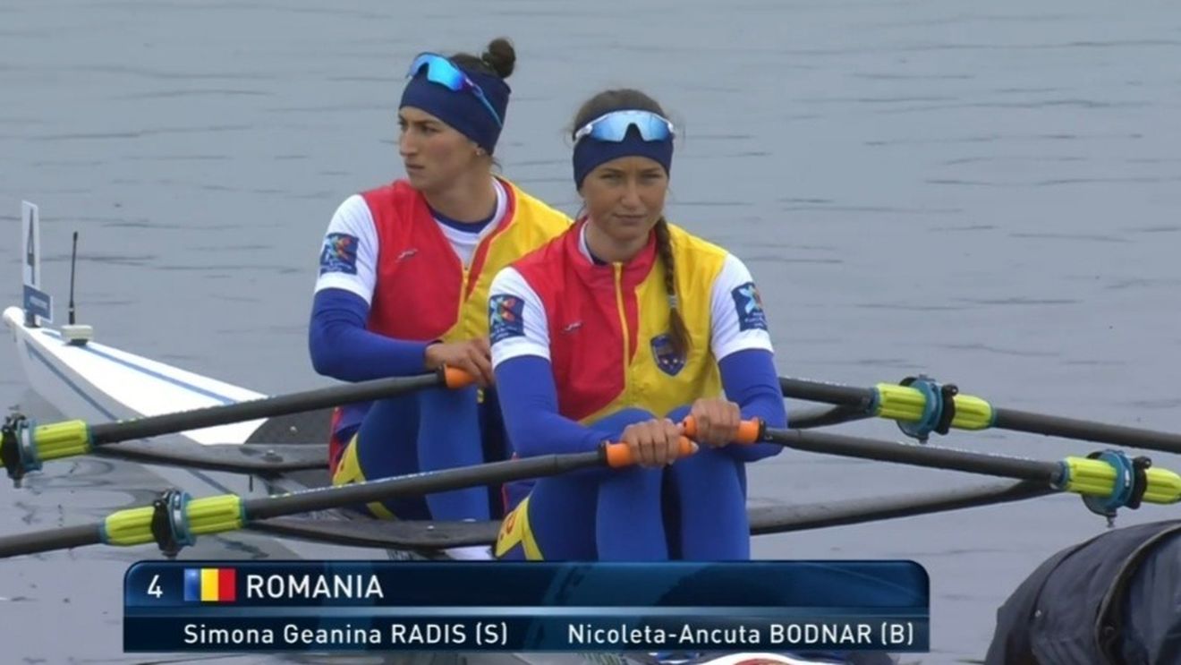 Medalie de aur pentru România, cu echipajul feminin de dublu vâsle, la Campionatele Europene de Canotaj