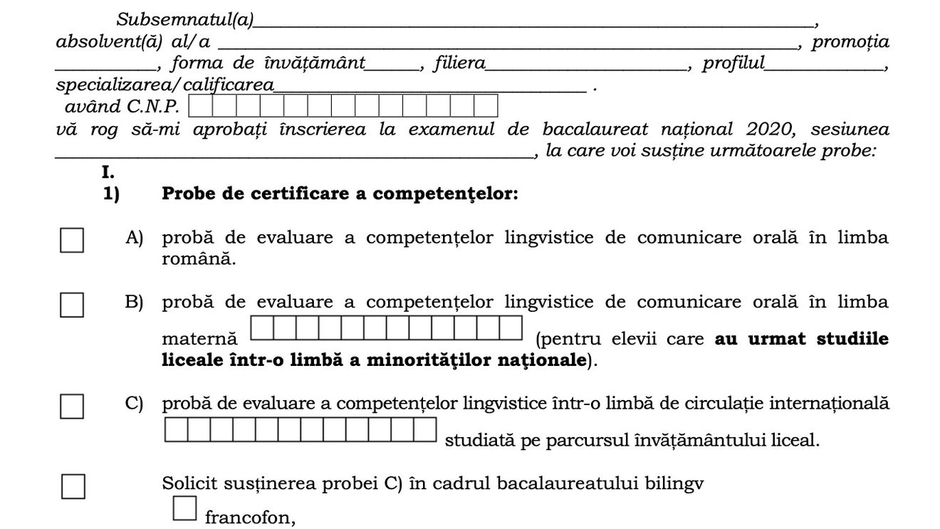 BAC 2020 Astăzi încep înscrierile pentru prima sesiune de Bacalaureat. Cum se desfășoară înscrierea – ghid lansat de Ministerul Educației