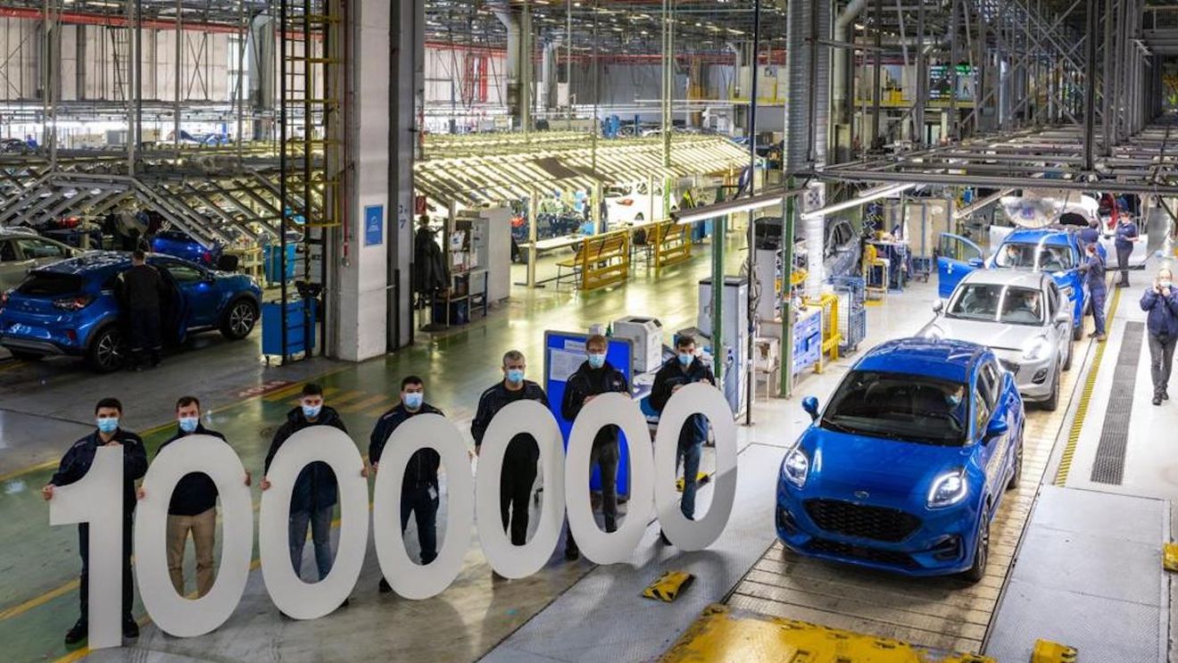 Ford Craiova a a ajuns la un milion de autoturisme fabricate / Lucrează aici peste 600 de roboți și aproximativ 6.000 de muncitori