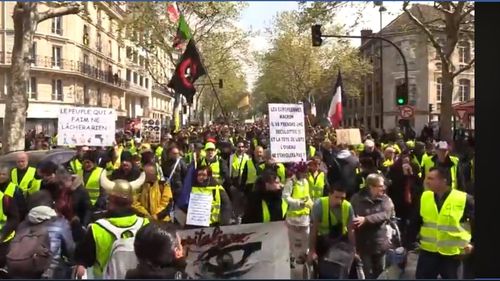 AL 22-lea weekend de proteste în Franța. Numărul "vestelor galbene", în scădere