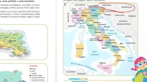 Maghiarii semnalează că țara lor nu apare într-un manual italian de geografie / ”Am căutat în zadar Ungaria pe hartă, dar toate semnele arată că țara noastră a fost uitată. România a luat locul Ungariei”