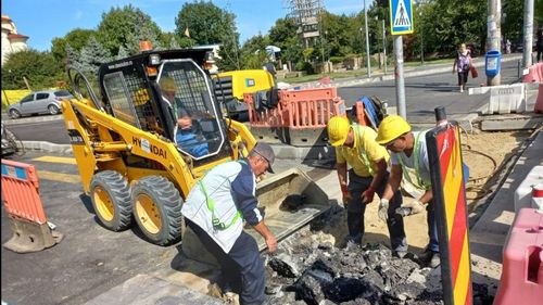 Linia de troleibuz 66 din București a fost suspendată temporar din cauza lucrărilor la pasajul Doamna Ghica. Apare linia de navetă 667