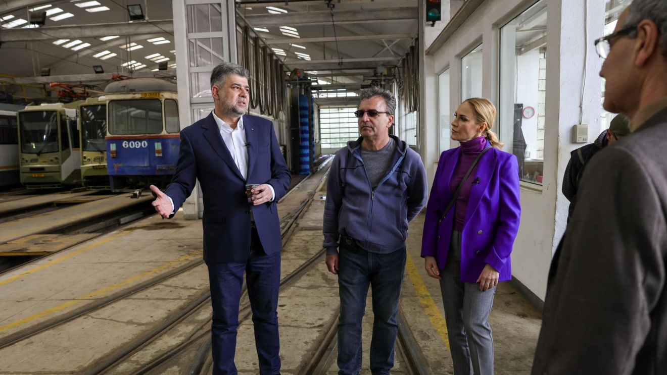 Ciolacu şi Firea, vizită de 1 Mai la depoul Dudeşti din Capitală / Liderul PSD: După ce am depășit Ungaria, sunt convins că putem ajunge și Polonia