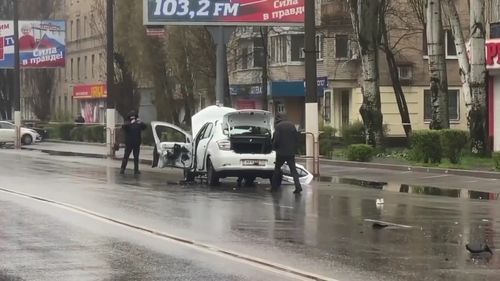 VIDEO Explozie în centrul orașului ucrainean Melitopol, ocupat de ruși / Un oficial instalat de Moscova, rănit într-un atac cu o mașină capcană