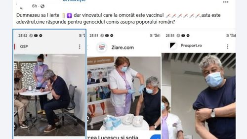 “Are capsa la purtător”: Cum au rostolgit conspiraționiștii în social media fake-ul despre Mircea Lucescu care „a murit de la vaccin”