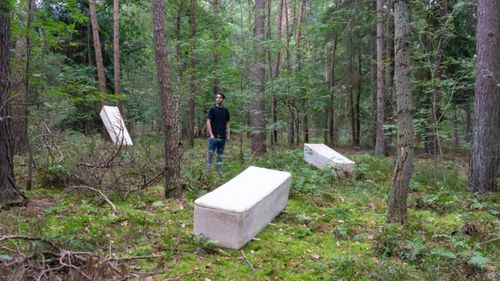 VIDEO În Olanda a început să fie utilizat ”sicriul viu”: Un cocon din ciuperci, care descompune rapid corpul și îl transformă în nutrienți