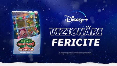 2 zile până la Crăciun - Urmează multe zile libere, iar pe Disney+ găsești producții pentru întreaga familie. Urmărește Jurnalul unui puști: Arest la domiciliu de Crăciun. Vizionări fericite! (P)