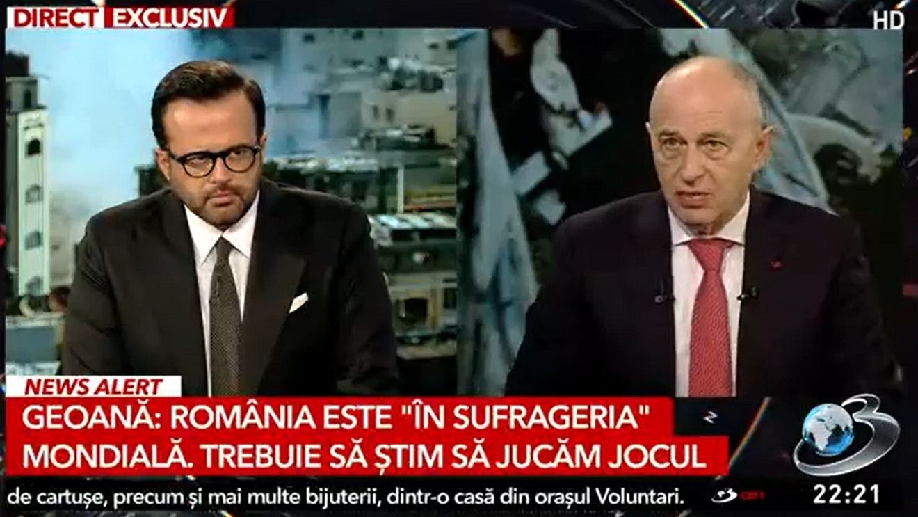 Mircea Geoană, în emisiunea lui Mihai Gâdea, despre candidatura la Președinție: „Sunt în continuare extrem de interesat de viitorul României, dar o decizie finală o voi lua când îmi voi îndeplini poziția de la NATO”