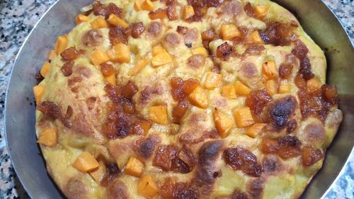 De experimentat duminica. Focaccia semidulce cu piure de dovleac în aluat. O idee pentru micul dejun, brunch sau gustare între mese. Foto pas cu pas