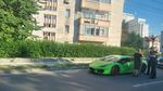 Lamborghini Huracán fără RCA, oprit în trafic în Sibiu / Șoferul a rămas fără numerele de înmatriculare și talon
