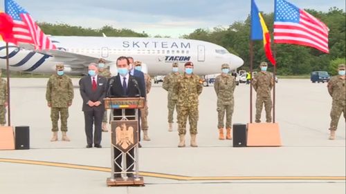 VIDEO 15 cadre medicale din MApN au plecat în Alabama, pentru a sprijini autoritățile americane în criza COVID-19/ Ludovic Orban: "Între Statele Unite şi România este un solid parteneriat strategic"
