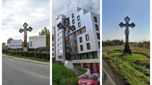 Oficial: 53 de cruci de mari dimensiuni ridicate ilegal pe marginea drumurilor naționale din România. CNAIR: ”Se poate ajunge la demontarea acestor edificii”