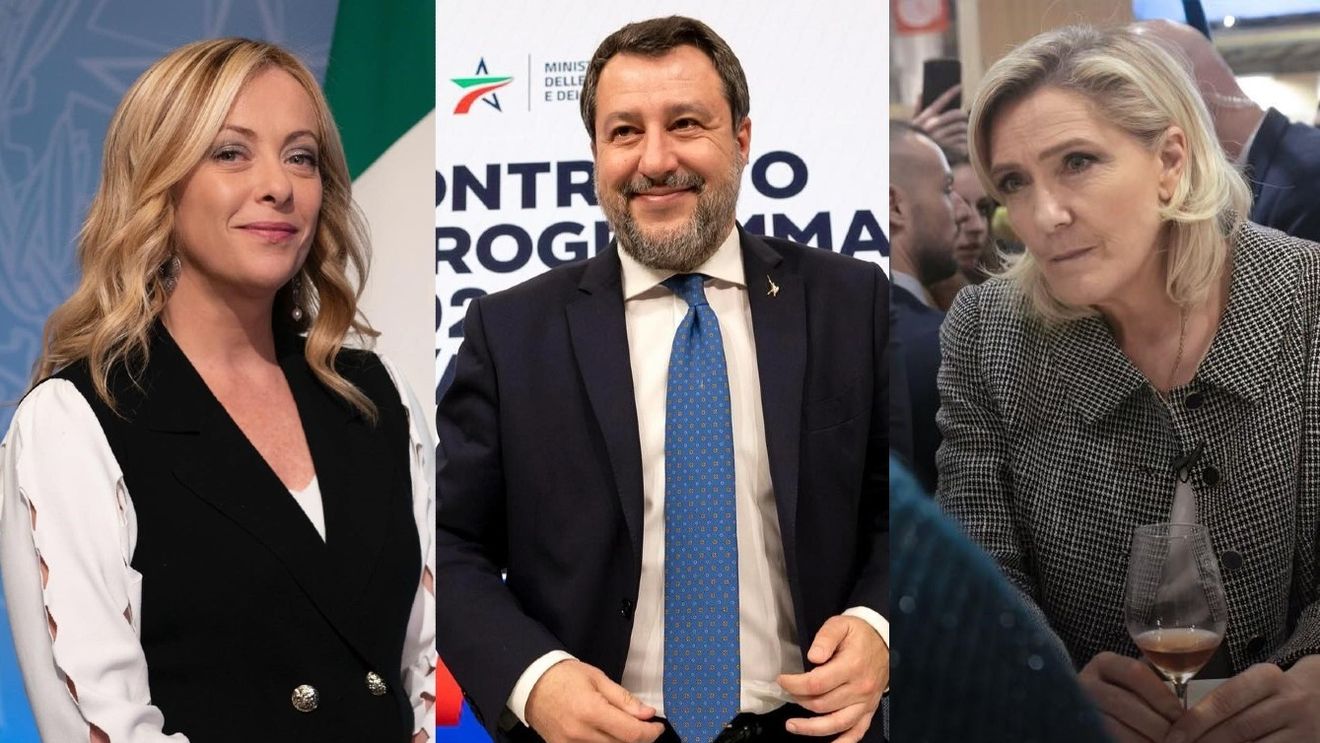 Georgia Meloni contra Matteo Salvini și Marine Le Pen – o falie politică începută în Italia se extinde în dreapta populistă europeană