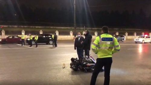 Accident grav în București în fața Parlamentului. Un polițist de 30 de ani, aflat pe motocicletă, a decedat în urma coliziunii cu un autoturism