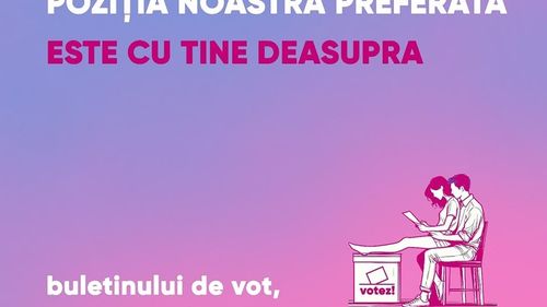 Sarea și piperul de campanie / Mesaje politice cu ”69” și ”Poziția noastră preferată e cu tine deasupra buletinului de vot” transmise de organizația de tineret a REPER pentru mobilizarea la vot
