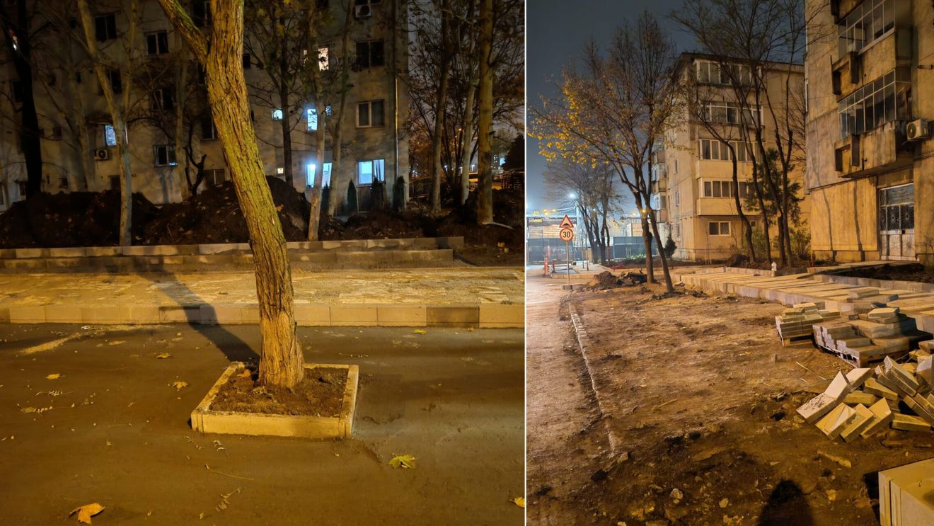 FOTO | Din spațiu verde în beton: betoniada din zona Baicului a Sectorului 2. Aproape 8.000 mp de spațiu verde „dispăruți” din acte, subiect de dispută între administrația PSD a lui Hopincă și opoziția condusă de Radu Mihaiu