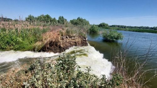 Un dig din Delta Dunării s-a rupt, au fost inundate terenuri agricole