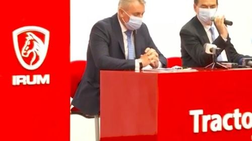 VIDEO Orban, despre IRUM, unicul producător român de tractoare: În locul care în 1990 părea că se duce spre dispariţie a renăscut o fabrică modernă, care produce tractoare competitive
