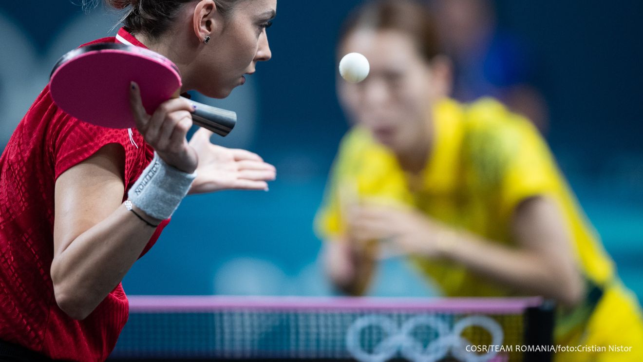 JO Paris 2024: Bernadette Szocs, eliminată în optimile de finală de la tenis de masă