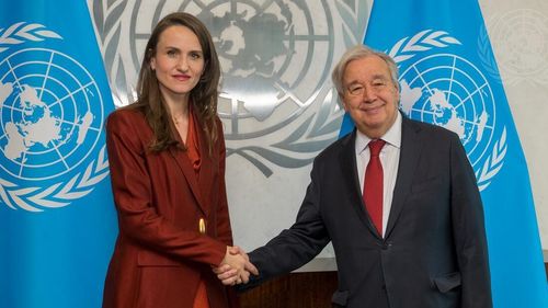 Oana Țoiu, întâlnire cu secretarul general al ONU: Avem o viziune comună asupra impactului incidentului cu drona rusă în România și a mesajului pe care îl transmite în plan de securitate