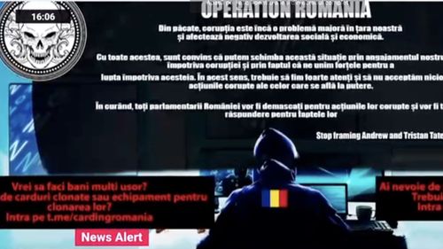 Ministerul Dezvoltării, după ce site-ul instituţiei a fost atacat de hackeri: Nicio informaţie nu a fost pierdută / Hackerii au trimis mesaje de susţinere a fraţilor Tate și îndemnuri la clonare de carduri și accesare ilegală a conturilor de pe rețele de socializare