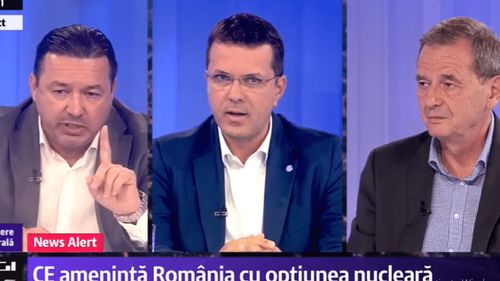 Dezbatere electorală cu replici acide - Cătălin Rădulescu: Cu oamenii care sunt guvernul zero habarniști n-am ce să vorbesc. Vreți să împușcați poporul român? / Ionuț Moșteanu: De la masa asta, doar dvs ați spus că vreți să-i împușcați cu mitraliera / Rădulescu: Ești un habarnist!