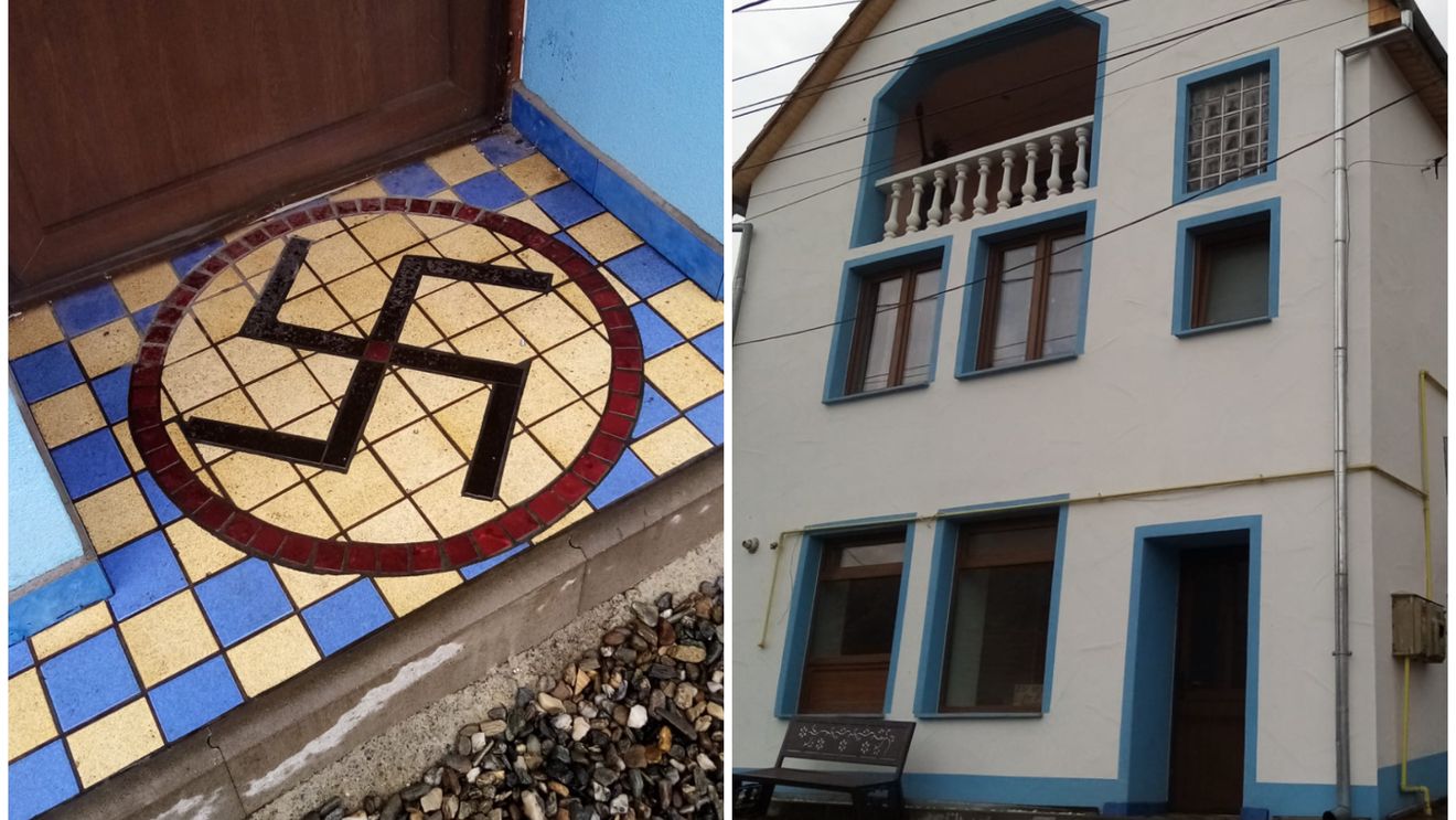 Un sibian a afișat un tablou cu Hitler la fereastră și și-a imprimat svastica la intrarea în casă / A fost condamnat la patru luni de închisoare, fără executare