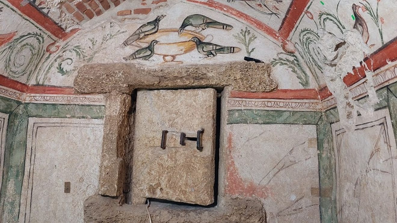 Mormântul Pictat Hypogeu va fi deschis publicului în Constanța / Descoperit în 1988, cavoul este unic în România datorită picturii cu influențe păgâne și elemente creștine
