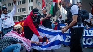 Susținătorii israelieni și palestinieni s-au confruntat în mitinguri separate la New York