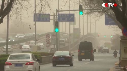VIDEO Beijingul, atacat de o furtună de nisip. Esta a doua furtună în interval de două săptămâni