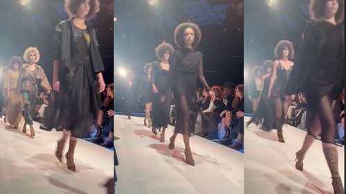 De la trenciuri satinate la rochii vaporoase: Irina Schrotter propune o nouă formă de eleganță urbană la Romanian Fashion Week