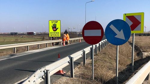 Lucrări pe A2 până la sfârșitul lunii noiembrie