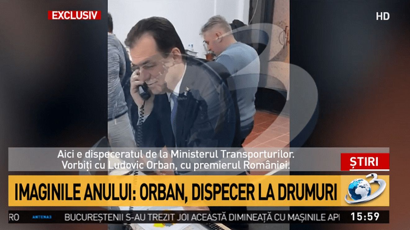 Ludovic Orban, dispecer la Ministerul Transporturilor, după căderea Guvernului