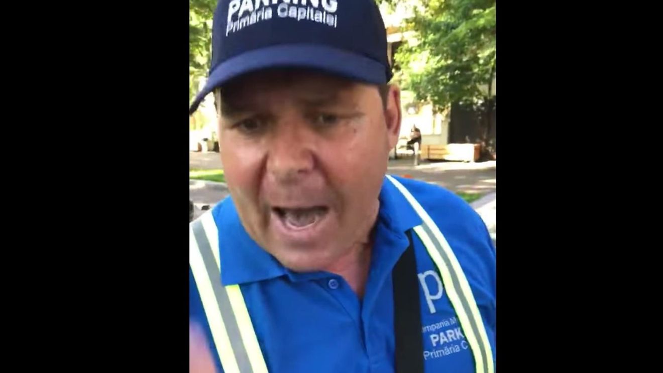 VIDEO Tudor Chirilă a fost înjurat și amenințat de un parcagiu, angajat al Primăriei Capitalei / Artistul a depus plângere penală pentru amenințare și comportament abuziv