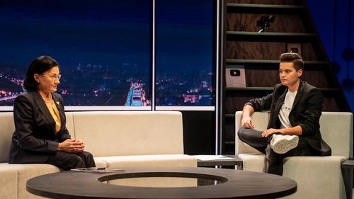 Vloggerul Selly, față în față cu Ecaterina Andronescu, fost ministru al Educației