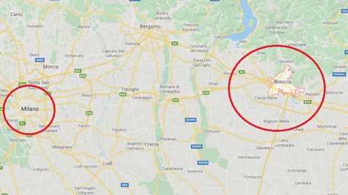 Brescia, noul focar major de coronavirus în Italia