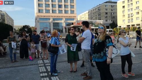 VIDEO Protest la Iași: ”Împotriva unui stat corupt!”