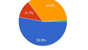 Rezultate sondaj G4Media: Aproape 53% dintre cei peste 5500 de cititori care au răspuns susțin legalizarea parteneriatului civil indiferent de sex / Puțin peste o treime sunt de acord doar cu legalizarea căsătoriei între un bărbat și o femeie