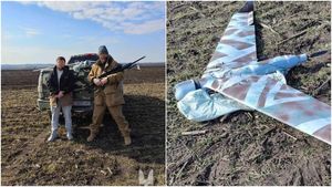 Un lunetist ucrainean a doborât, cu carabina din dotare, o dronă de recunoaștere rusească ZALA