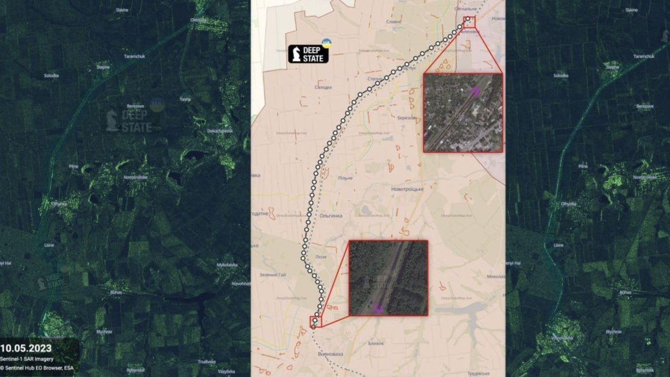 “Trenul Țarului”: Rușii au construit o linie de fortificație de 30 de kilometri formată din peste 2.000 de vagoane de tren
